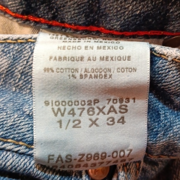 Wrangler Twenty X vintage Y2K  1/2 x 34 jeans 👖 - Picture 5 of 5